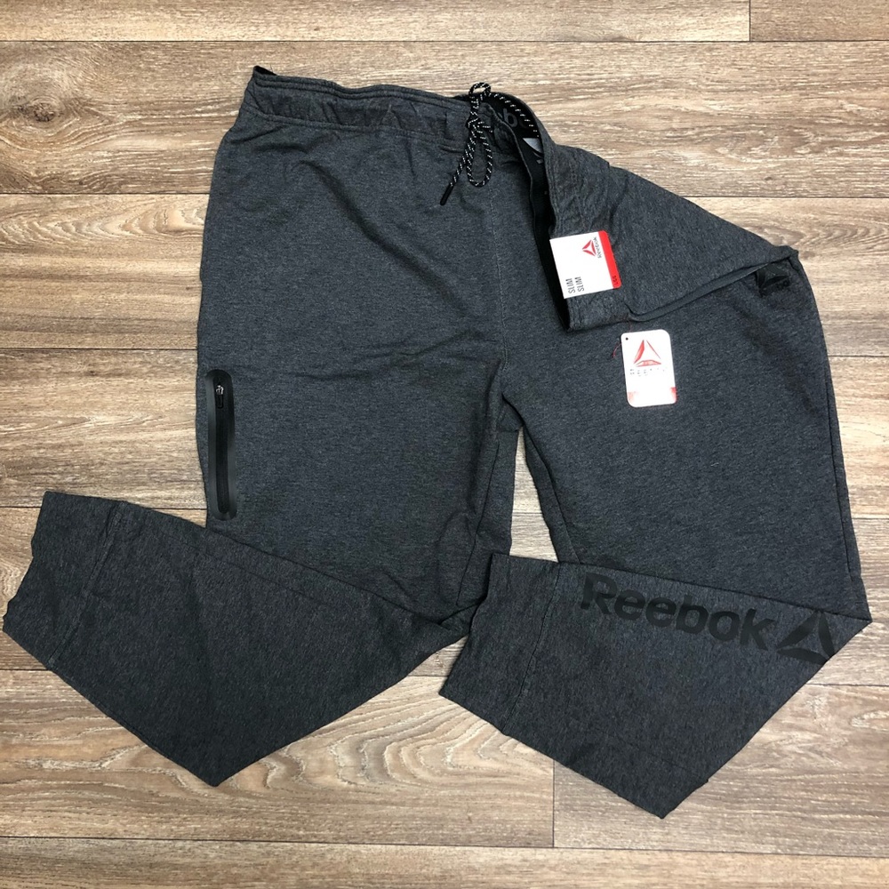 Men’s Reebok French Terry Slim Jogger. Size Large